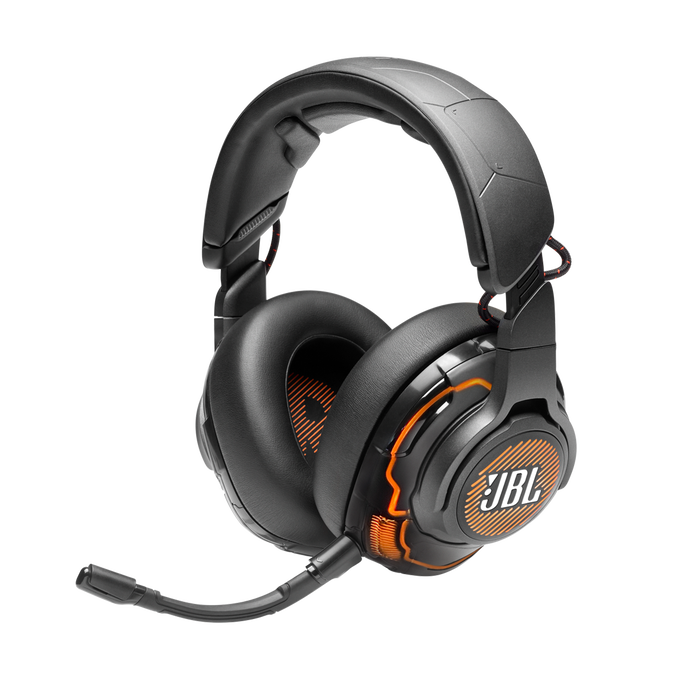 JBL Quantum ONE - Black - USB Wired Over-Ear Professional PC Gaming Headset with Head-Tracking Enhanced QuantumSPHERE 360 - Hero image number null